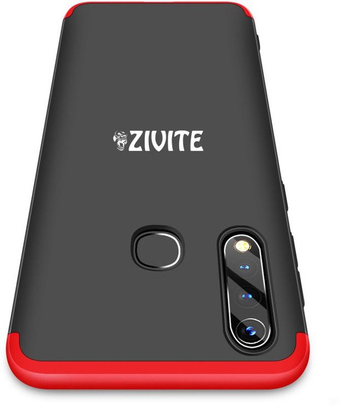 ZIVITE Front & Back Case for Vivo U20 / U3  (Red, Dual Protection, Pack of: 1)