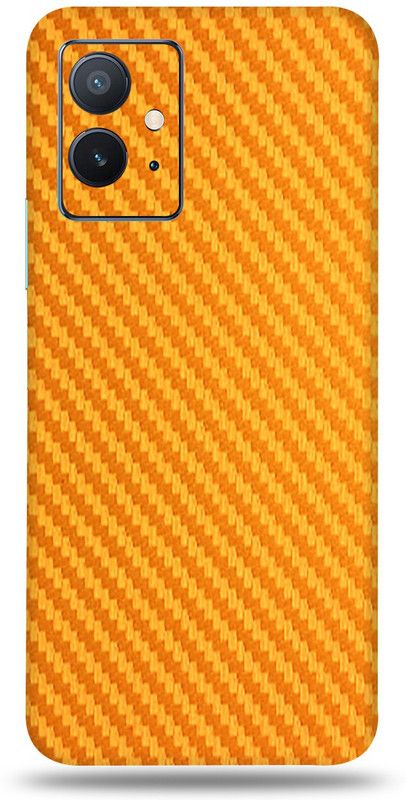 SkinoMania Iqoo Z6 5g Mobile Skin Mobile Skin  (Golden-Cf)
