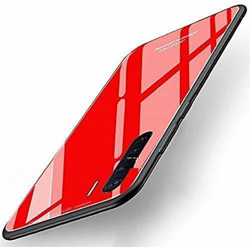 4BIT Back Cover for Oppo F15  (Red, Shock Proof)