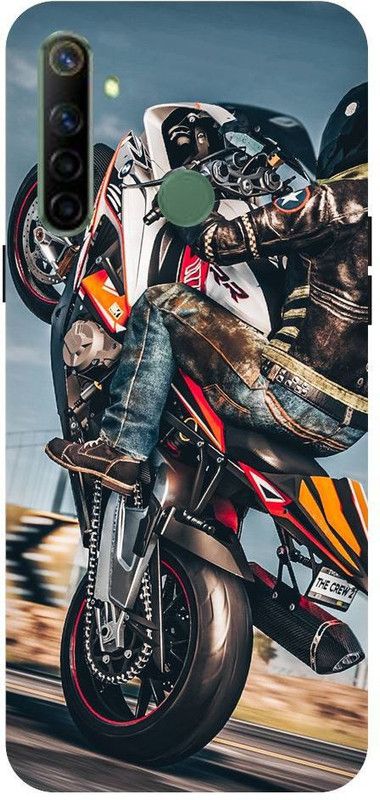 URCHIN Back Cover for Realme5i Bike, Superbike, BMW, bmw, Stunt, Race  (Multicolor, Shock Proof, Pack of: 1)