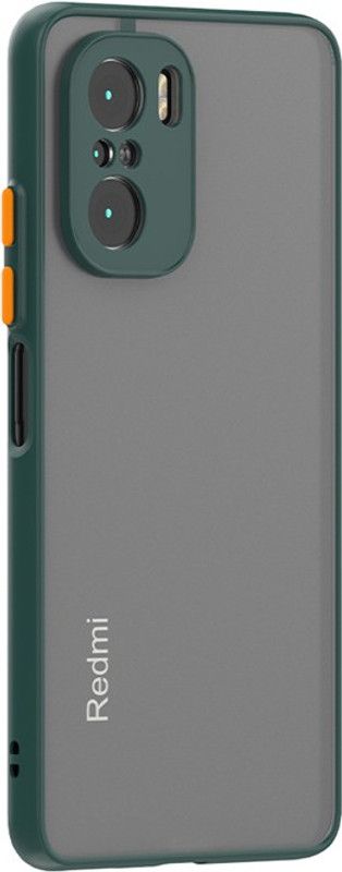 Blate Back Cover for Xiaomi Poco F3, Mi 11x, Mi 11x Pro, SMOKE CASE  (Green, Hard Case)