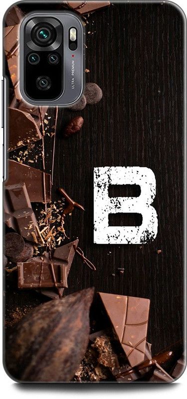 KEYCENT Back Cover for REDMI Note 10S B, B LETTER, B NAME, CHOCOLATE , BROWN, ALPHABET  (Multicolor, Pack of: 1)