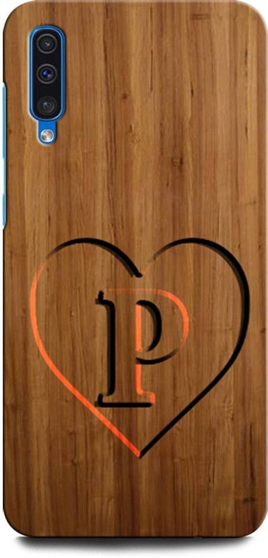 ORBIQE Back Cover for SAMSUNG Galaxy A30s P, P LETTER, P DESIGN, P ALPHABET, P NAME  (Multicolor, Hard Case)
