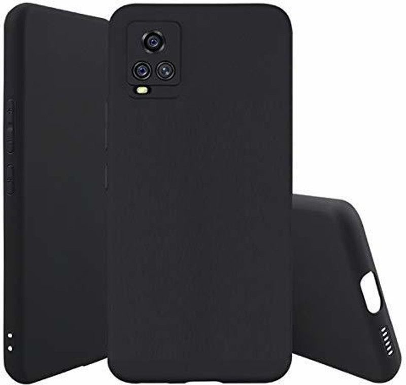 MoreFit Back Cover for Vivo V20 Pro 5G  (Black, Shock Proof, Silicon, Pack of: 1)