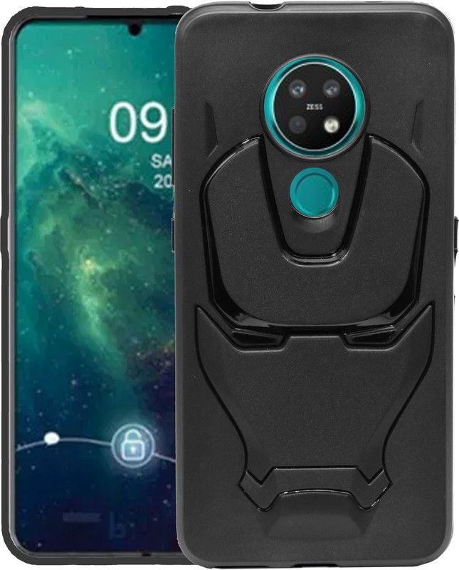 VAKIBO Back Cover for Nokia 6.2  (Black, 3D Case, Pack of: 1)
