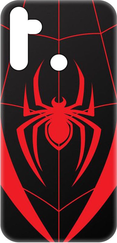 Smutty Back Cover for Realme 5 Pro, RMX1971 - Spider Print  (Multicolor, Hard Case, Pack of: 1)