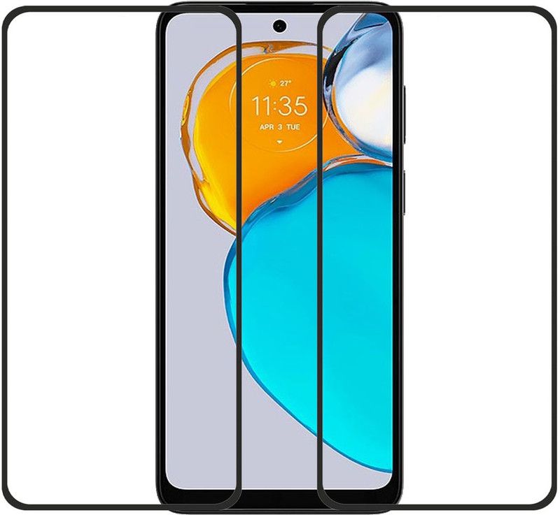 NSTAR Edge To Edge Tempered Glass for Motorola e22s,Moto e22s,MOTOROLA E22s,MOTO E22s  (Pack of 2)