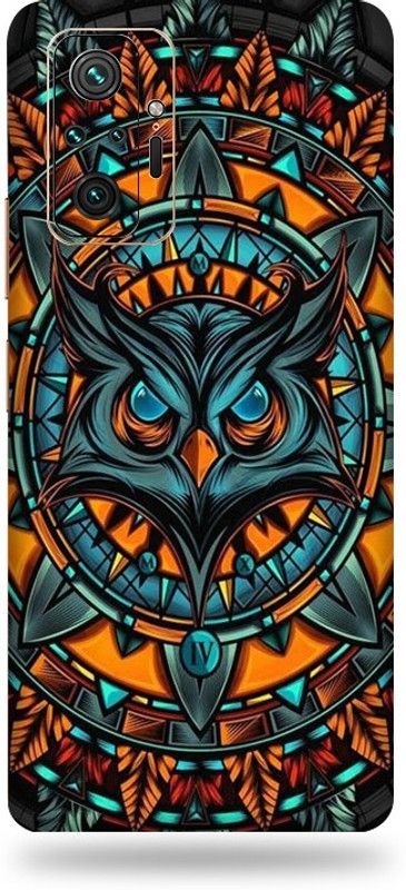 BUGGU Redmi Note 10 Pro, redmi note 10 pro Mobile Skin  (Ultra Super Mighty Owl With High Matte Finish., Mobile Skin (Back+Side+Camera))