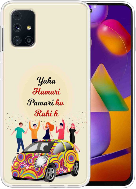 Vascase Back Cover for Samsung Galaxy M31s  (Multicolor, Dual Protection, Silicon, Pack of: 1)