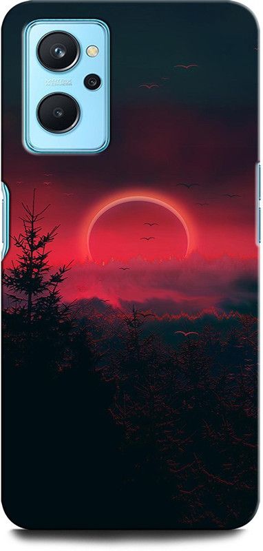 ORBIQE Back Cover for OPPO K10 SUNSET, VIBES, NATURE, SKY, TREE  (Multicolor, Hard Case, Pack of: 1)