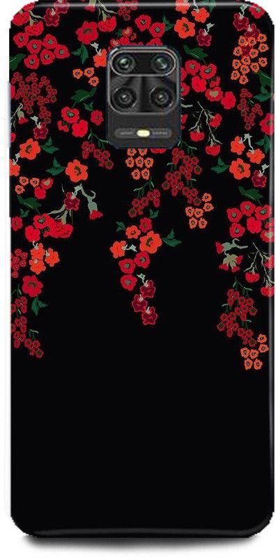 MRBE Back Cover for POCO M2 Pro, ROSE FLOWERS BACK COVER  (Multicolor, Hard Case, Pack of: 1)