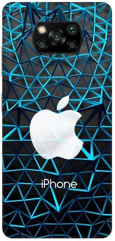 SSMORYA Back Cover for POCO X3, Apple, Iphone Print Back Cover  (Multicolor, Hard Case, Pack of: 1)