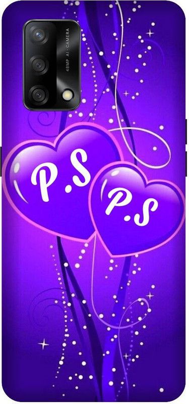 Junior prince Back Cover for OPPO F19s (4G) ( P letter,P name P word  (Multicolor, Waterproof, Pack of: 1)