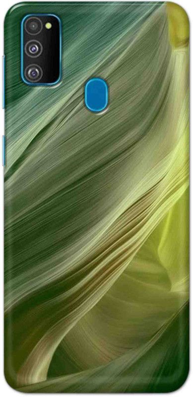 NDCOM Back Cover for Samsung Galaxy M30s Green Printed  (Multicolor, Hard Case, Pack of: 1)