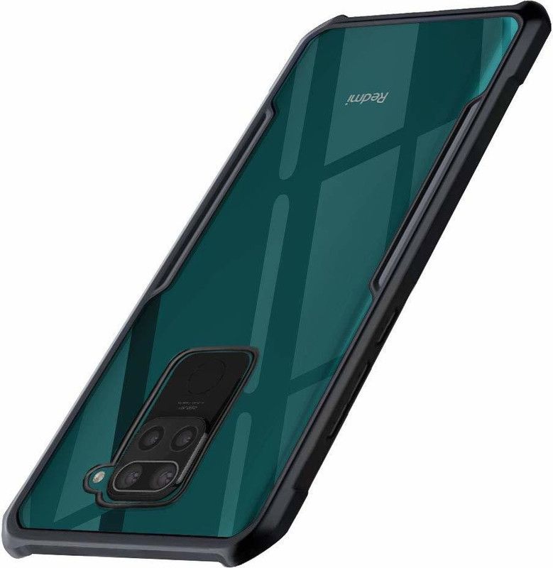 YOCOLOURS Back Cover for Redmi note 9  (Black, Pack of: 1)