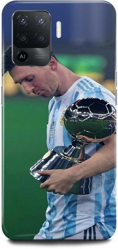 JUGGA Back Cover for OPPO F19 Pro, LIONEL, MESSI, ARGENTINA, CUP, 10, MESSI  (Blue, Hard Case, Pack of: 1)