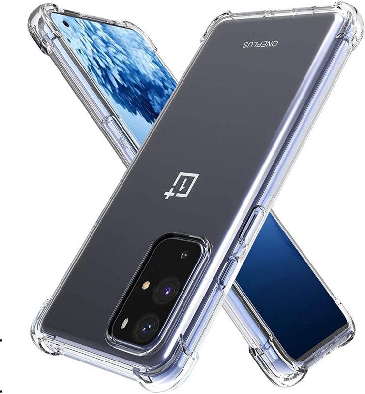 CASE CREATION Back Cover for OnePlus9 Soft Case  (Transparent, Camera Bump Protector, Silicon, Pack of: 1)
