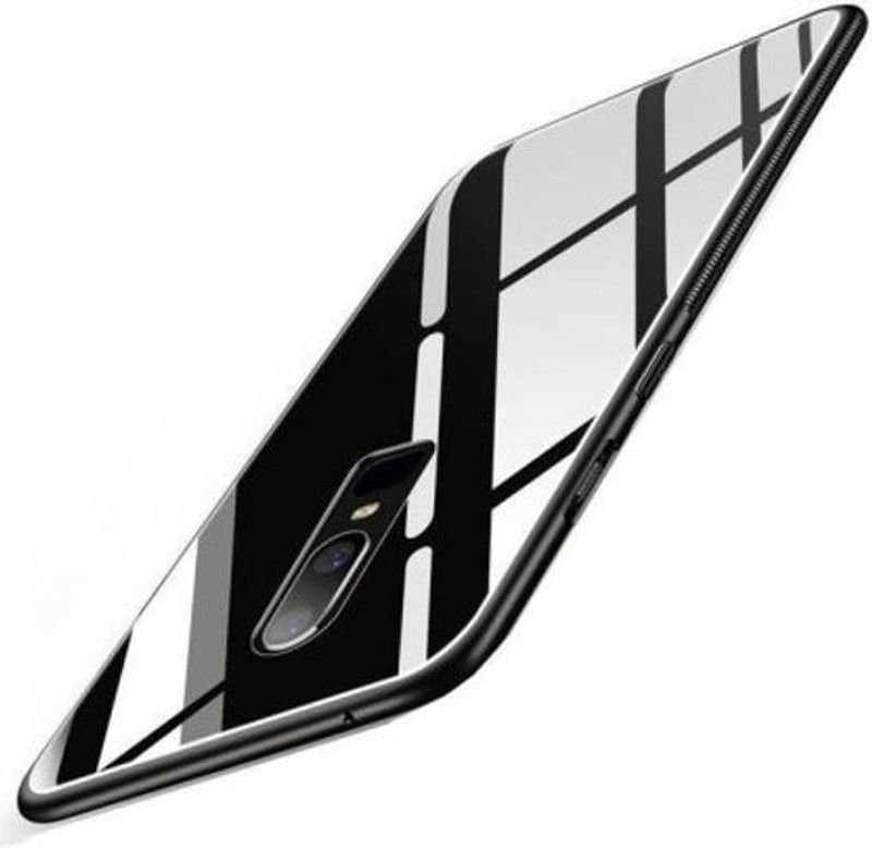 Finaux Back Cover for OnePlus 6T  (Black, Pack of: 1)