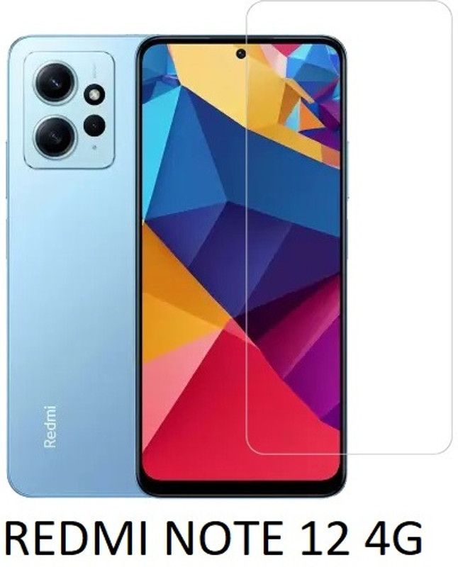 HOBBYTRONICS Tempered Glass Guard for Redmi Note 12 4G, Redmi Note 12, MI Note 12, MI Note 12 4G  (Pack of 1)