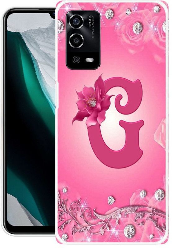 redfly Back Cover for Oppo A55 5G  (Pink, Grip Case, Silicon, Pack of: 1)