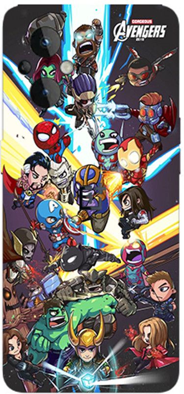BUGGU OnePlus Nord N20 5G Mobile Skin  (Ultra Super Avengers Team Skin With High Matte Finish.)