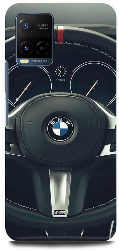 DIKRO Back Cover for Vivo Y21, V2149, BMW, CAR, LOGO, SIGN, EMBLEM  (Black, Hard Case, Pack of: 1)