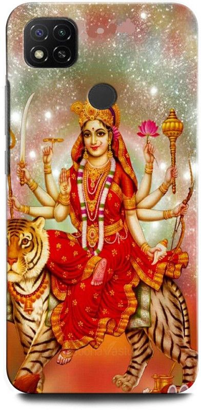 ORBIQE Back Cover for POCO C31 MZB0A0KIN LAXMI MAA, GOD, SHERA MAA, MATA RANI, DURGA MATA  (Multicolor, Hard Case, Pack of: 1)