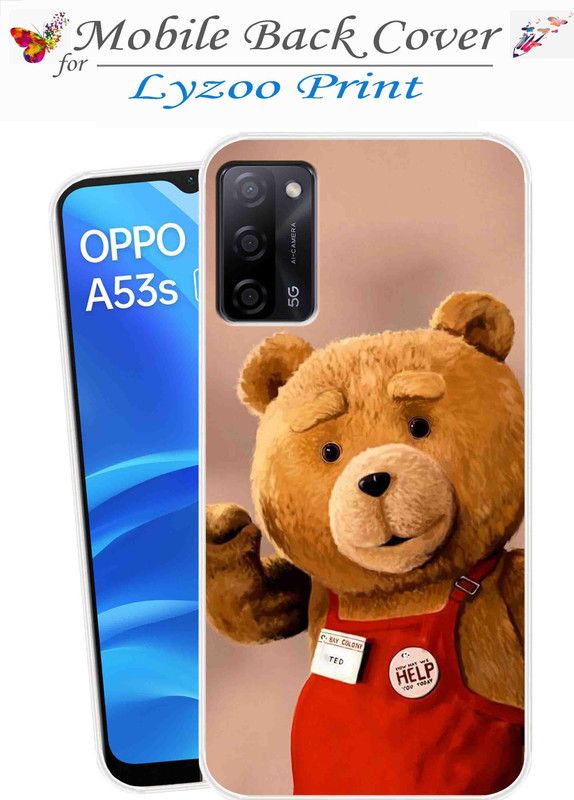 Lyzoo Back Cover for Oppo A53s  (Multicolor, Flexible, Silicon, Pack of: 1)