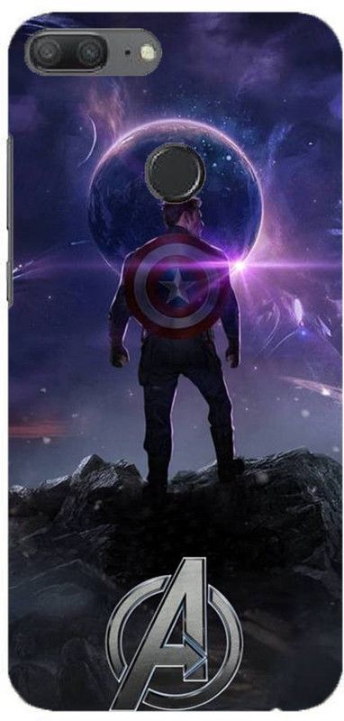 NDCOM Back Cover for Huawei Honor 9 Lite Avengers End Game Captain America Printed  (Multicolor, Hard Case, Pack of: 1)