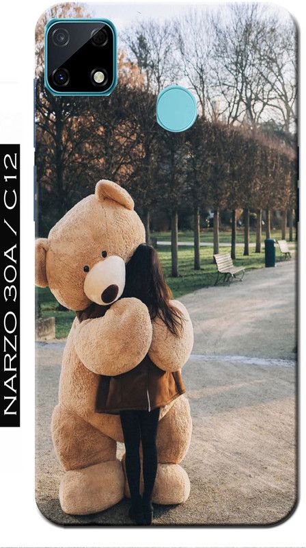 BIVAX Back Cover for REALME NAZRO 30A / REALME C12  (Multicolor, Grip Case, Silicon, Pack of: 451)