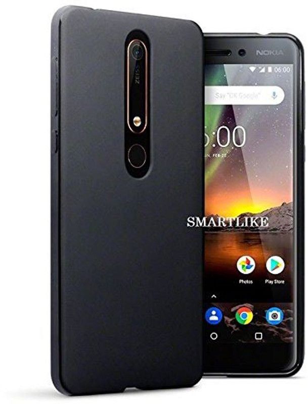CELLCAMPUS Back Cover for 6 . 1 Nokia (2018)  (Black, Shock Proof, Pack of: 1)