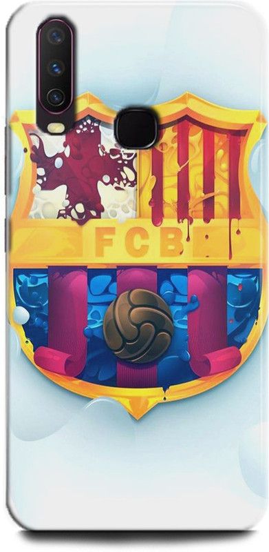 INDICRAFT Back Cover for Vivo Y15, Vivo 1901, FCB, Printed  (Multicolor, Shock Proof, Pack of: 1)