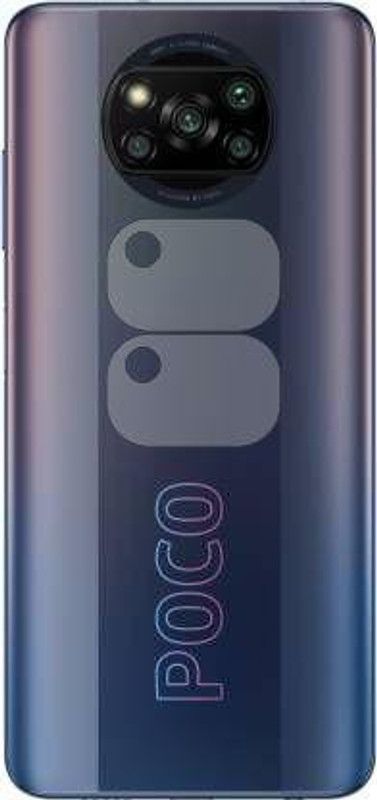 Clickbit Back Camera Lens Glass Protector for POCO X3 PRO  (Pack of: 2)