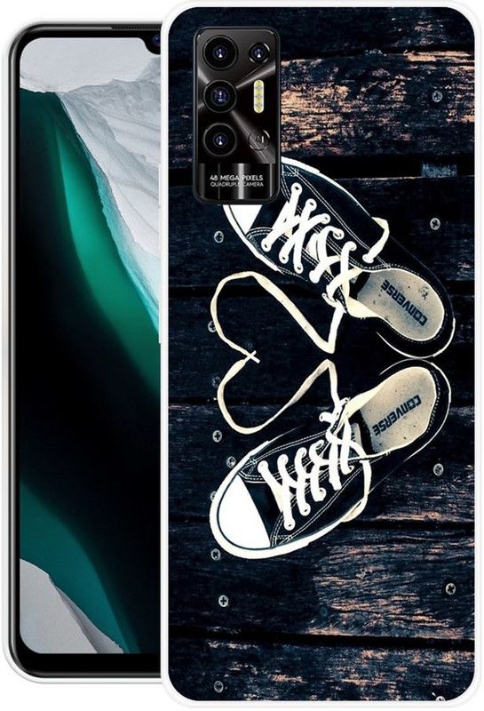 Looy Back Cover for Tecno Pova 2  (Black, Flexible, Silicon, Pack of: 1)