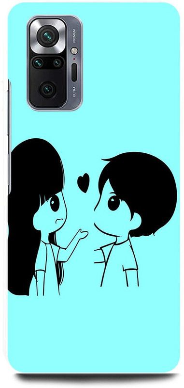 FRONK Back Cover for REDMI Note 10 Pro Max, LOVE, COUPLE, LOVERS, BOY, GIRL, VALENTINE, LOVERS  (Blue, Hard Case, Pack of: 1)