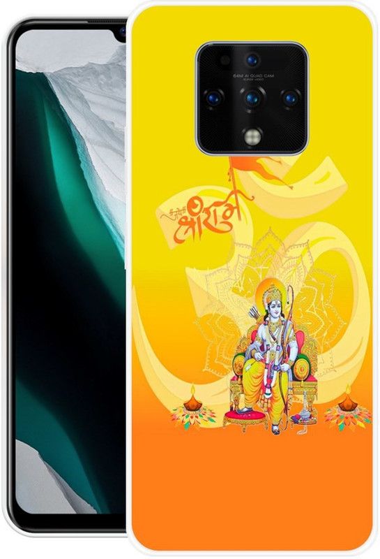 BAGRA Back Cover for Tecno Camon 16 Premier  (Yellow, Orange, Grip Case, Silicon)