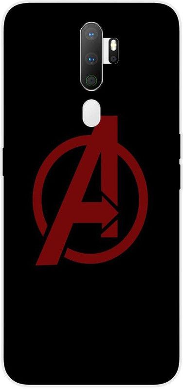 SmartNxt Back Cover for Oppo A5 2020  (Black, Dual Protection)