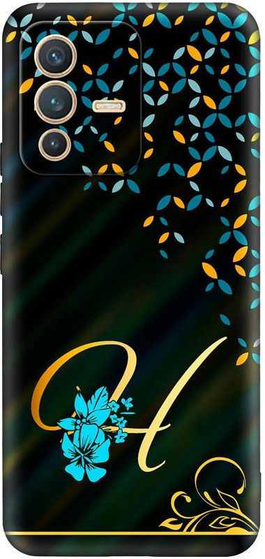 7printzone Back Cover for VIVO V23  (Multicolor, Flexible, Silicon)