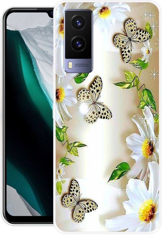 Krtagy Back Cover for Vivo V21e 5G  (Multicolor, Dual Protection, Silicon, Pack of: 1)