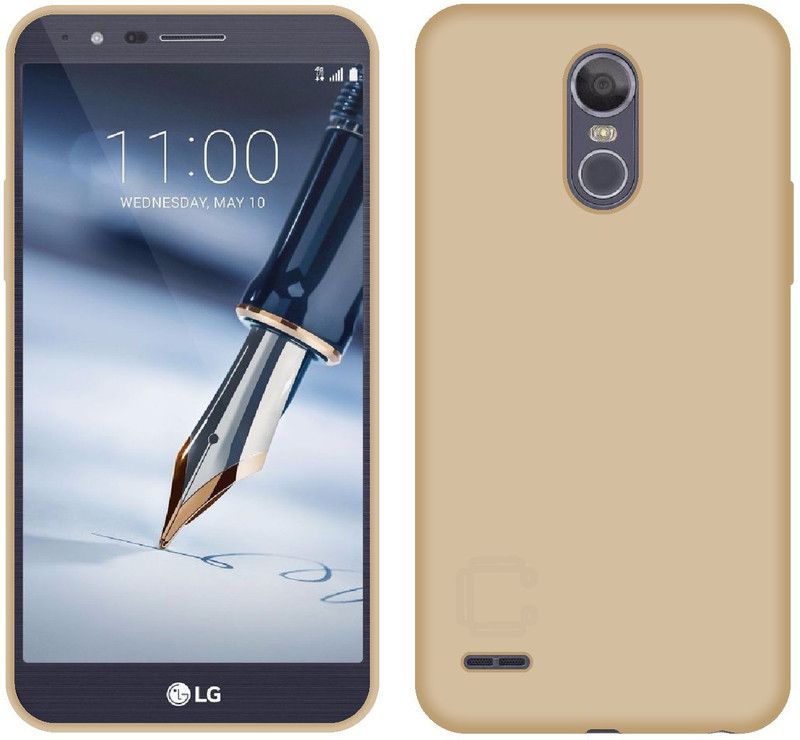 CASE CREATION Back Cover for LG Stylus 3  (Gold, Waterproof, Silicon, Pack of: 1)