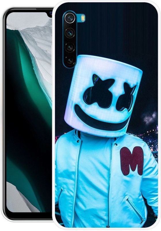 DESILOVE Back Cover for Redmi Note 8, Redmi Note 8t  (Multicolor, Grip Case, Silicon, Pack of: 1)