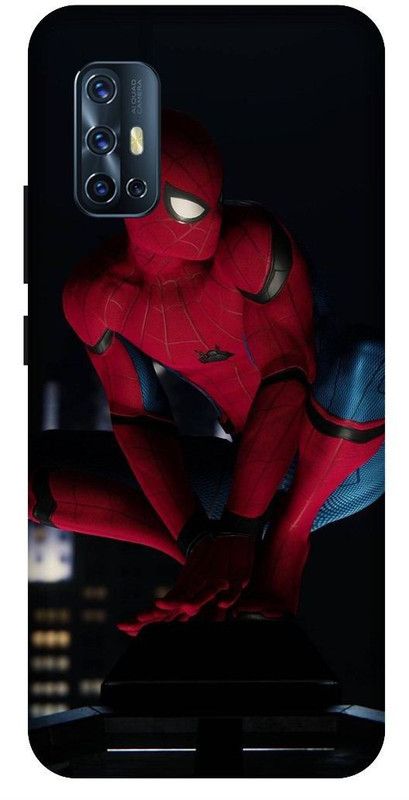 SSMORYA Back Cover for Vivo V17 Spiderman Printed Back Cover  (Multicolor, Waterproof, Pack of: 1)