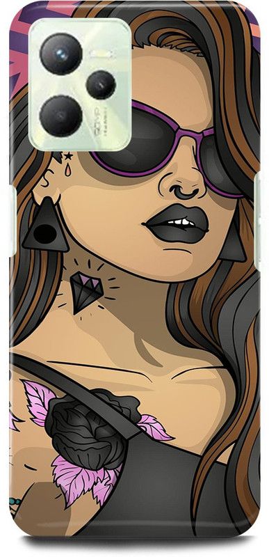 play fast Back Cover for Realme C35, RMX3511 GIRL, CUTE, GIRL, LOVELY, GIRL, ANIME, LOVE  (Multicolor, Hard Case, Pack of: 1)