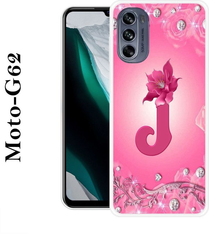 SIMAWAT Back Cover for Motorola Moto G62  (Pink, Silicon)