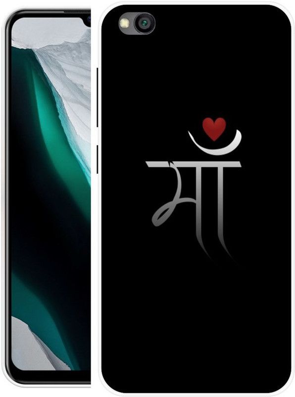 JATLAND Back Cover for Mi Redmi Go  (Black, White, Silicon)