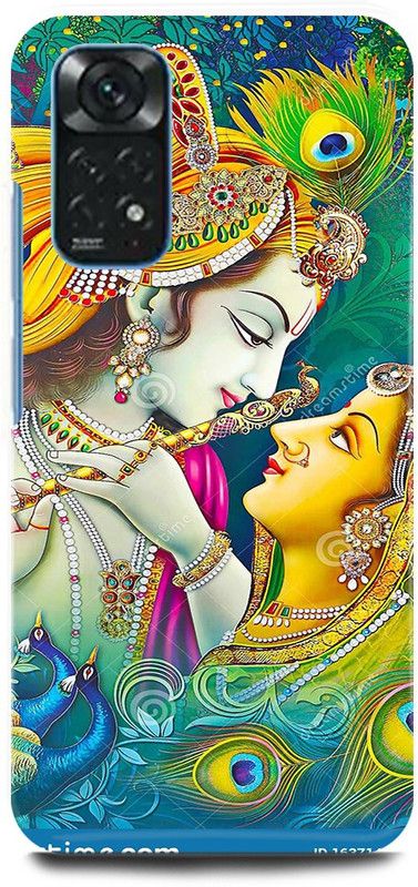 play fast Back Cover for Redmi Note 11 RADHA, KRISHAN, KRISHNA, KANHAIYA  (Multicolor, Hard Case, Pack of: 1)