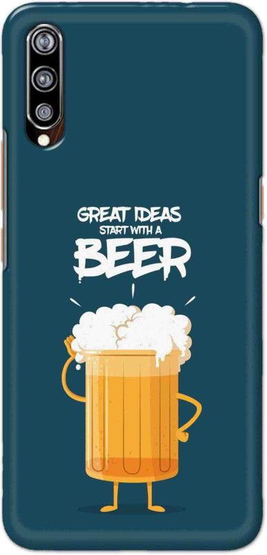 NDCOM Back Cover for IQOO Great Ideas Starts With Beer Printed  (Multicolor, Hard Case, Pack of: 1)