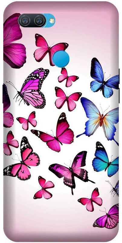 Vinsmoke Back Cover for Realme 2  (Pink, Blue, Pack of: 1)