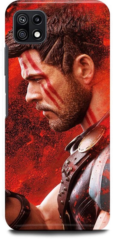JUGGA Back Cover for SAMSUNG Galaxy A22 5G, THOR, AVENGER, AVENGERS  (Red, Hard Case, Pack of: 1)