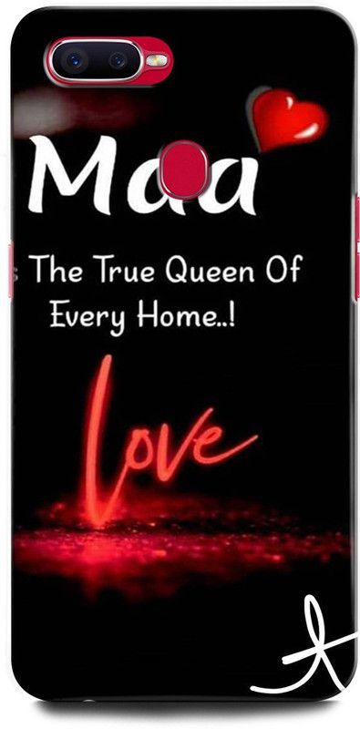 ORBIQE Back Cover for OPPO F9 Pro 1823 MAA PAA, LOVE YOU MAA, FAMILY QUEEN MAA, LIFELINE MAA PAA  (Multicolor, Hard Case, Pack of: 1)